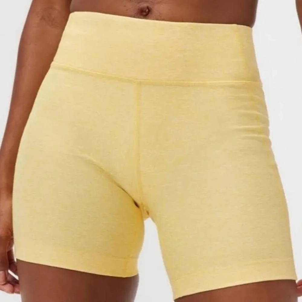 Outdoor Voices Yellow Bike Shorts